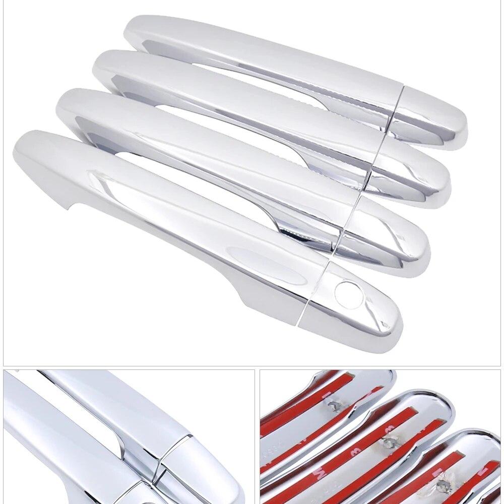 For Honda Civic 9 2012 2013 2014 2015 Luxuriou Chrome Door Handle Cover Trim Catch Cap Bowl Car Stickers Accessories Garnish ABS
