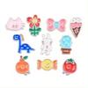 New Hot Sale Kawaii Cabochons Artificial Food Animal Fruit Design Resin with Flat Back for Souvenirs