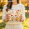 591ml Car Tumbler Autumn maple leaf elements Straw Cup Hot Cold Cup Leakproof Tumbler Gift Cup Stainless Steel Tumbler