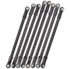 8pcs Metal   Joint Link Rod RC Accessory Fit for   SCX10II 90046 D90 1Celsius10 RC Car