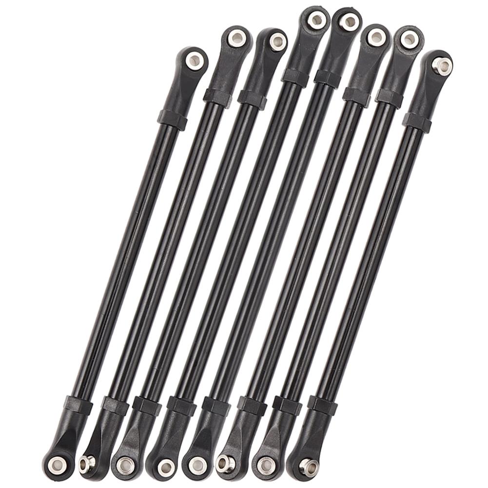 8pcs Metal Joint Link Rod RC Accessory Fit for SCX10II 90046 D90 1Celsius10 RC Car