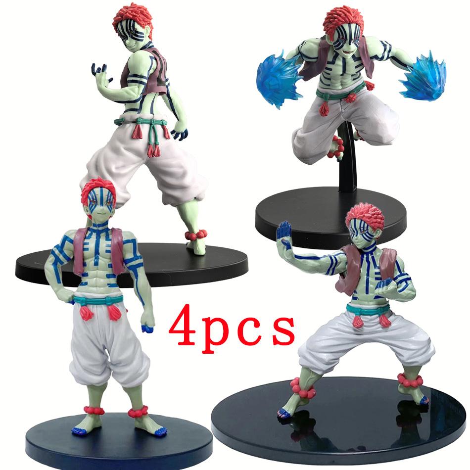Anime Demon Slayer Kimetsu no Yaiba Figure Kamado Tanjirou Action Figure Agatsuma Zenitsu Nezuko Warrior PVC Doll Model Toy