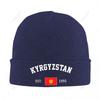Knitted Hat Unisex Kyrgyzstan EST Independence Day For Unisex Women Boys Winter Autumn Beanie Cap Warm Bonnet