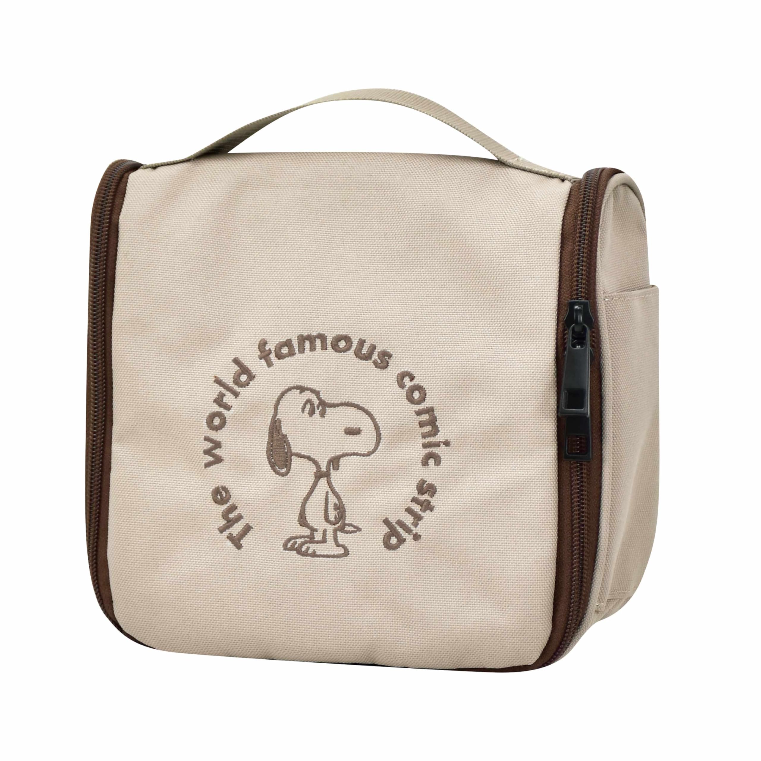 

Косметичка, которая может быть аксессуаром, туалетные принадлежности, туалетные принадлежности, для путешествий, бежевая [Снупи], подвесная, чехол, косметика, кейс, сумка, женская, для путешествий, товары, для поездок на работу,