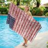 Written with the Fifty States of America Beach Towel Small To Large Quick Dry Sand Free Beach Suit for Fitness Yoga Gym Camping