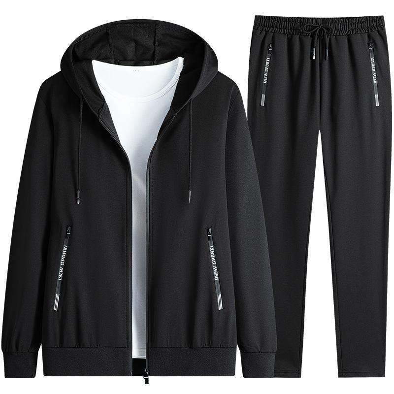 

Мужской повседневный спортивный костюм с капюшоном XXXXL чёрный