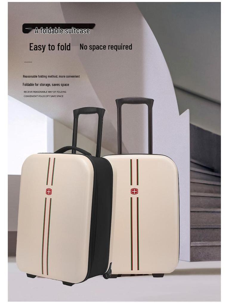Folding Suitcase Carry-on 20” & 24” Travel Luggage
