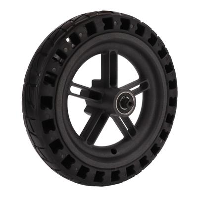 Electric Scooter Tire Hub Black Rubber Aluminium Alloy Scooter Tire Hub Set for Xiaomi M365 1s Lite