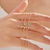 Fashion Gold Color Crystal Zircon Flower Tulip Bracelet For Women Wedding Party Valentine's Day GiftJewelry