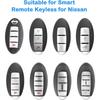 Nissan Schlüsselanhänger, weiches TPU Schlüsselgehäuse, vollständig geschützt Altima Rogue Maxima Sentra Infiniti Armada Limousine 3 4 5 Tasten Clip