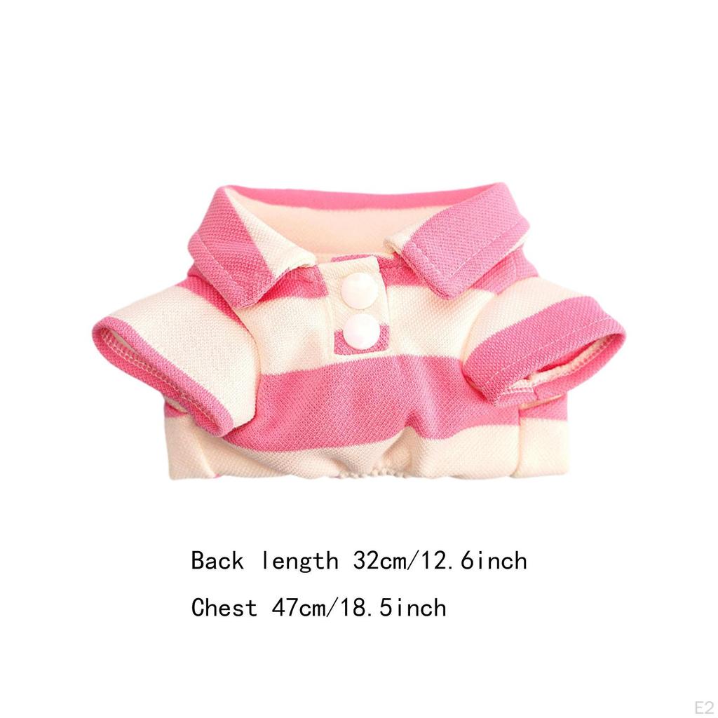 Puppy Sweatshirt Dog Tee Shirt, Breathable Doggy Apparel, Striped T Shirt Apparel for Kitty,