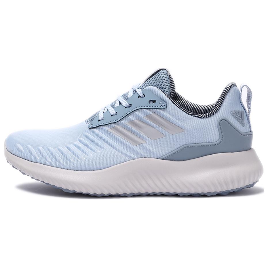 Adidas Bounce Comfortable Durable Non-Slip Low-Top Running Shoes Women Running Shoes Blue BW0691