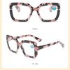 Retro Oversized Reading Glasses For Women, Blue Light Blocking Readers With Spring Hinge, 1.0 1.5 2.0 2.5 3.0 3.5 4.0