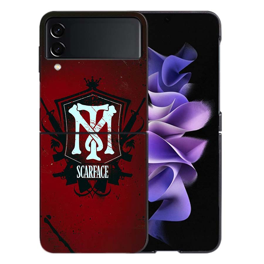 

New Scarface 1983 Film Al Pacino Movie For Samsung Galaxy Z Flip 6 4 3 Case Hard Cover Phone Z Flip 6 7 4 Galaxy Z Flip 3 5G