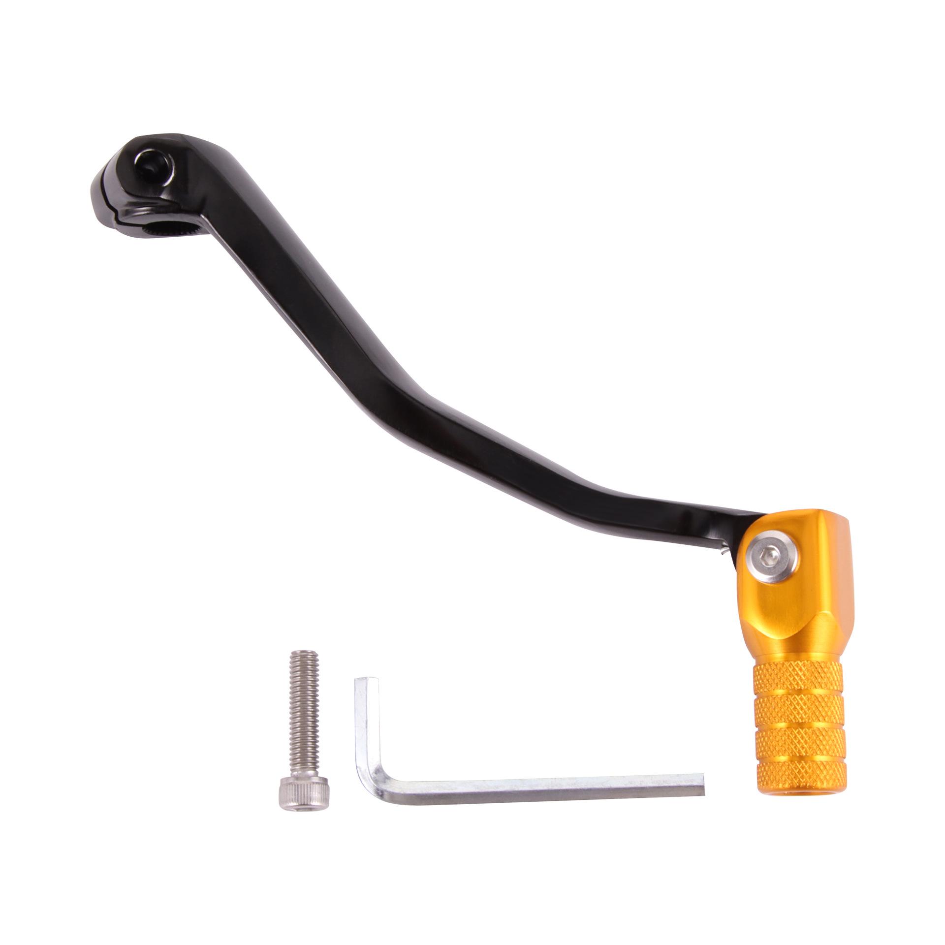 

GOOFIT Blue Aluminum Folding Gear Shift Lever for Motorcycles & ATVs золотий