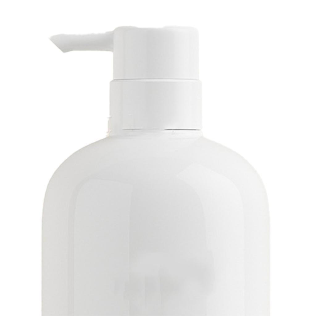 Shampoo Dispenser Bottle Plastic 500ml Large Capacity Home Decoration with Pump for Bathroom White
