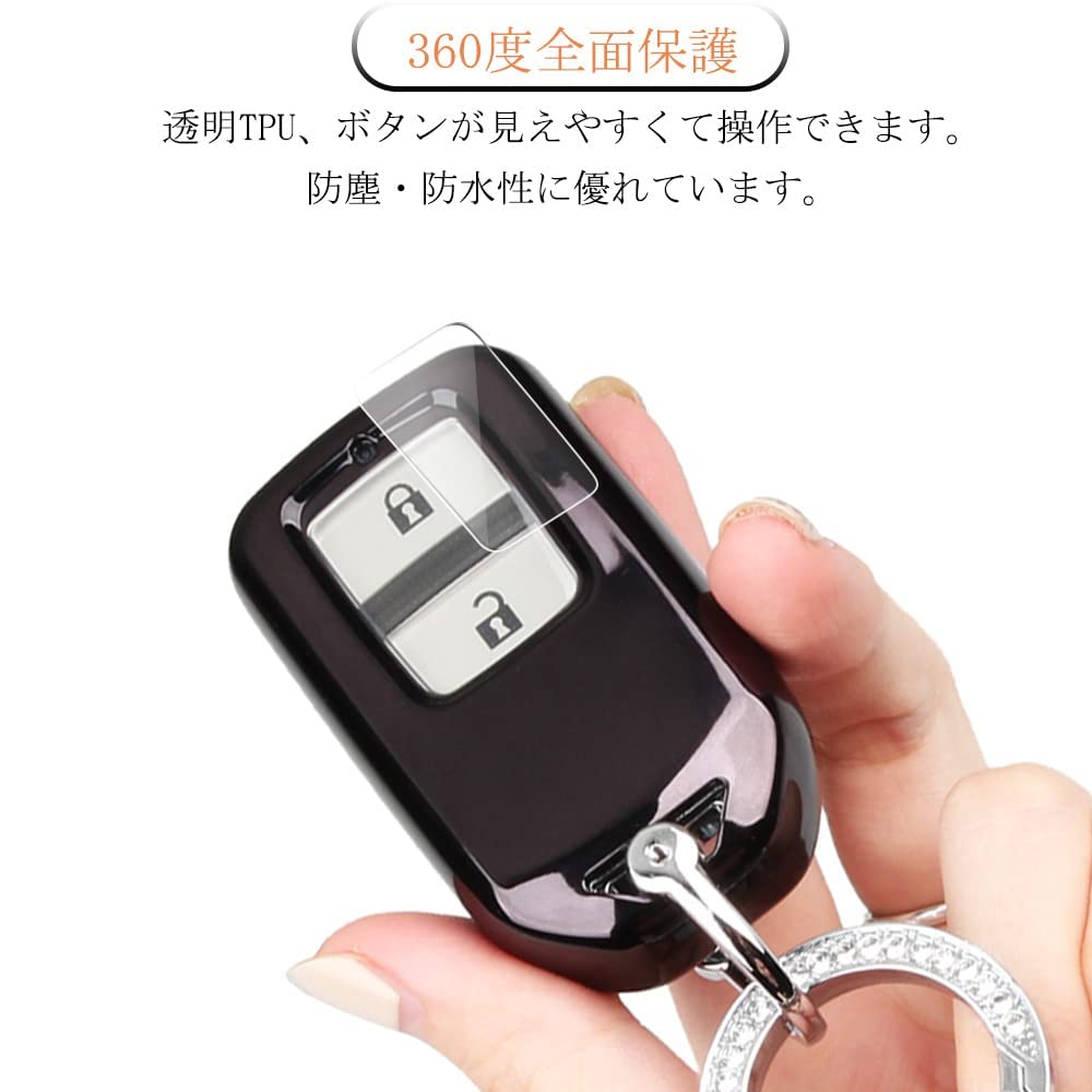 Honda key case Honda key cover key holder Fits Jade Bezel Step Civic Freed Odyssey Accord Grace Shuttle