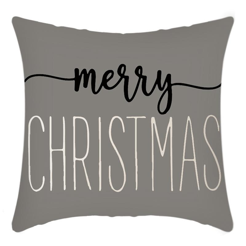 New Pillowcase Green Plant Letter Print Pillowcase Pine Print Pillowcase Home Sofa