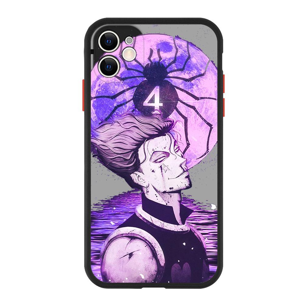 Hunter x hunter Hisoka Gon Killua Luxusní matný telefon CaFor iPhone 13 14 12 11 Pro Max XR XS X 7 8 Plus silikonový kryt nárazníku
