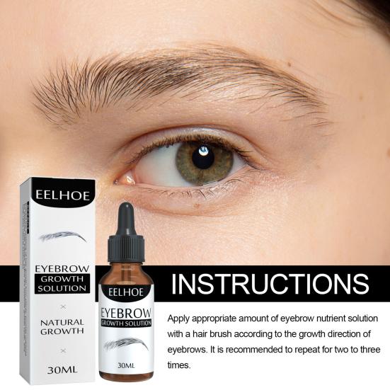 

30 мл Eyebrow Grower Не раздражающий Нежный Быстрое Впитывание Девушки Ежедневное Использование Раствор для роста бровей Аксессуары для ванной комнаты для красоты
