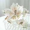 High-End Cross-Border Christmas Magnolia Sequin Fabric Flower Tree Decoration