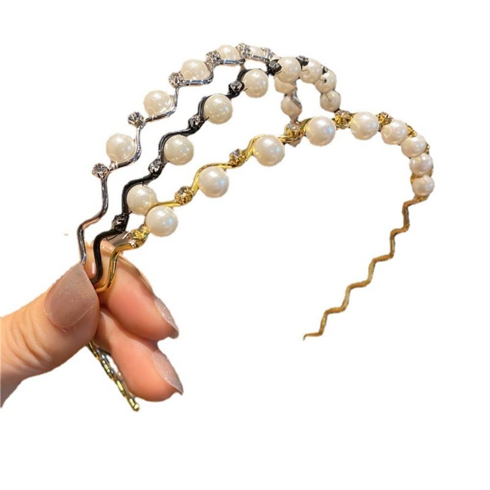 Sweet Hair Band Pearl Hair Hoop Headwear Headband  Hair Accessories