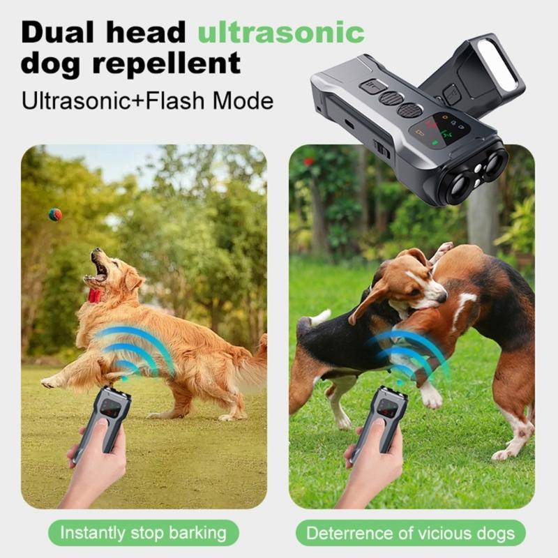 Lunga gittata Ultrasuoni non Dispositivo Anti-Abbaio Efficace Dispositivo di Controllo dell'Abbaio del Cane Soluzione di Addestramento Delicata Facile da Usare per Cani