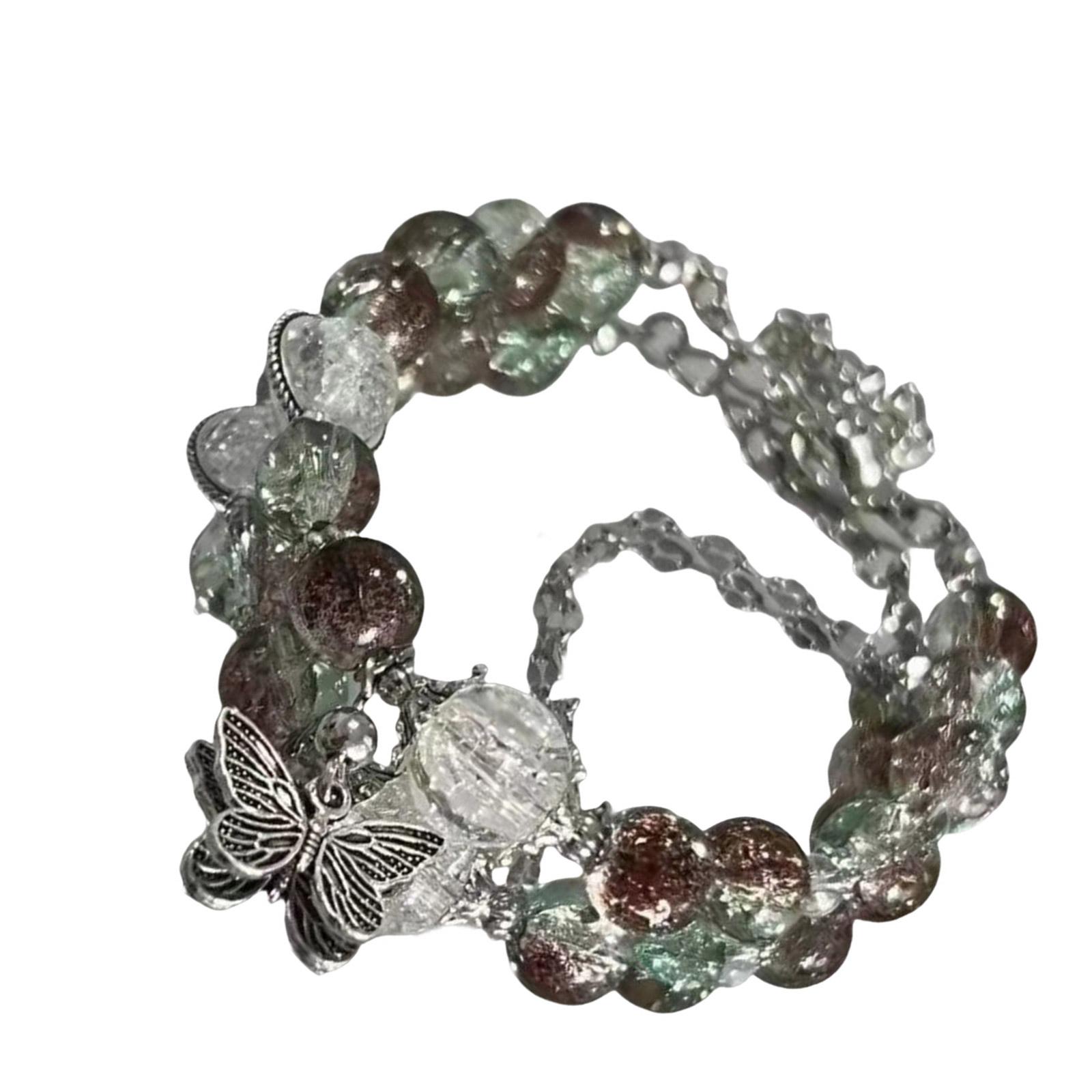 

Браслет с подвесками в виде бабочки, ювелирный аксессуар для женщин и девочек, элегантные ювелирные изделия, подарки для мамы, жены, дочери, племянницы 1