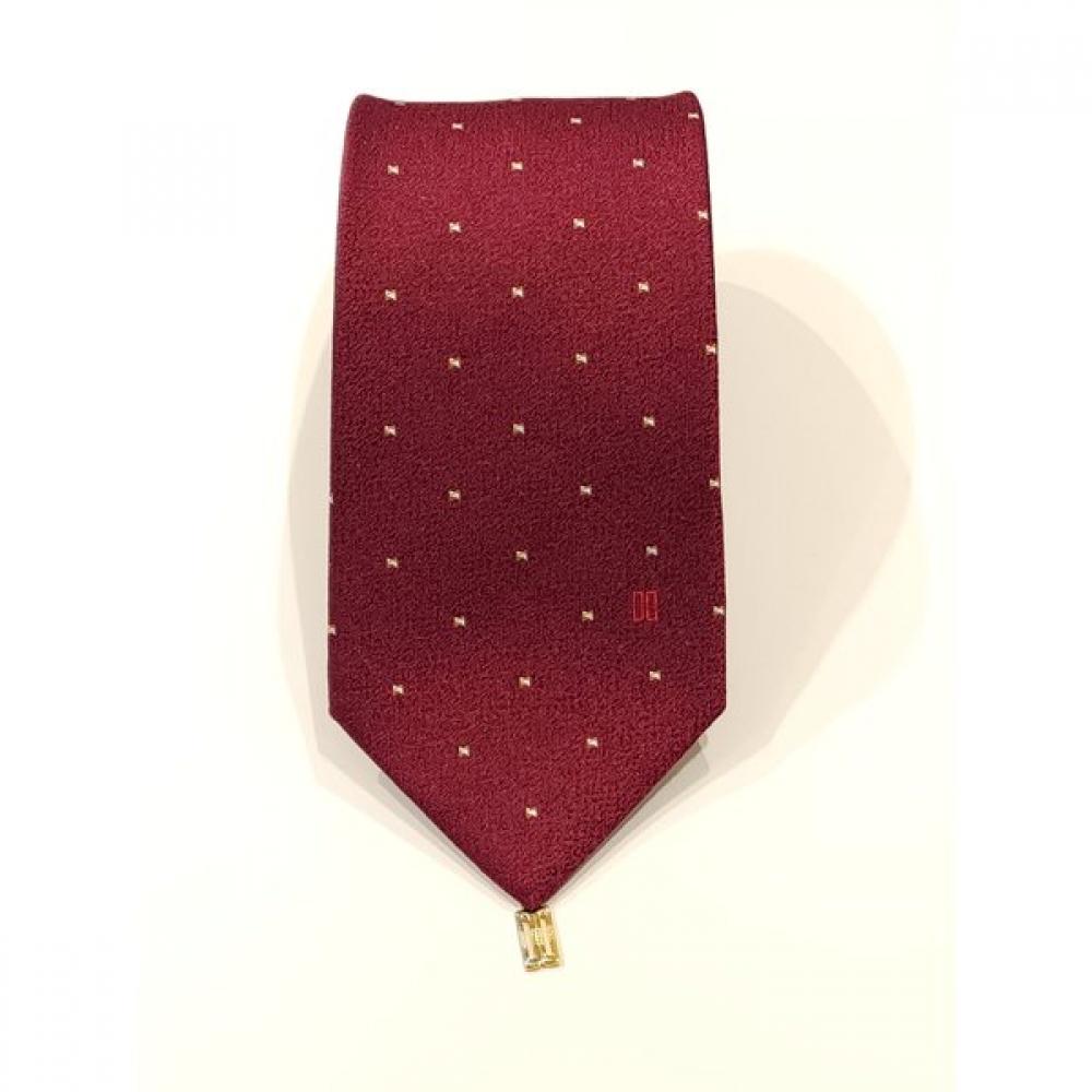 Daks Allover Wine Color Tie 2026 Ss  Dmg1acf1226r2 