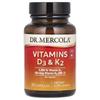 Vitamin D3 and K2, 30 Capsules X 1PCS