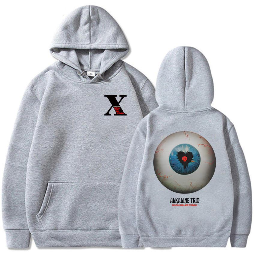 Alkaline Trio Band-Hoodie mit Print „Blood Hair Eyeballs Tour 2025“ – Winter-Sweatshirt für Herren und Damen mit Grafikprint
