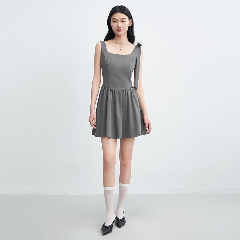 LEDIN Sleeveless Side Tie Bow Princess Dress