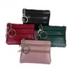 Nova mini bolsa fina para mulheres carteira pequena bolsa de moedas com zíper carteira titular do cartão nova moda