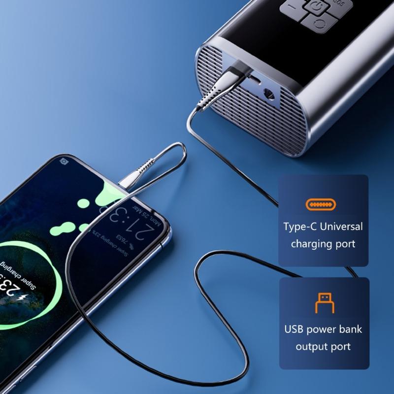 Handheld Electric Digital Tire Inflator with LED Light Tire Pump