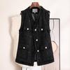 Chic V-Neck Single-Breasted Slim Vest