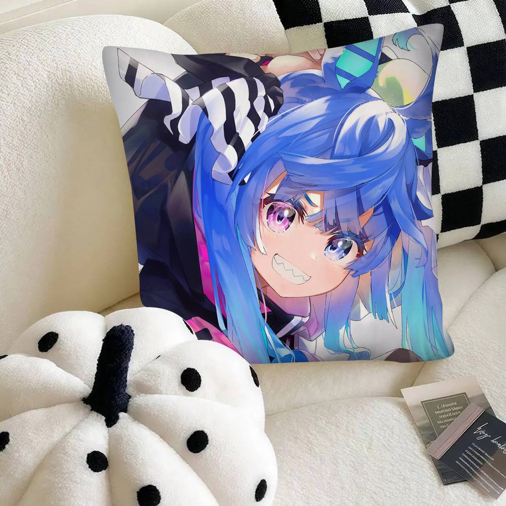 Twin Turbo Hot Anime Umamusume Pillow Case Square Pillow Bedroom Sofa Leisure Comfort Cushion Car Home Decoration