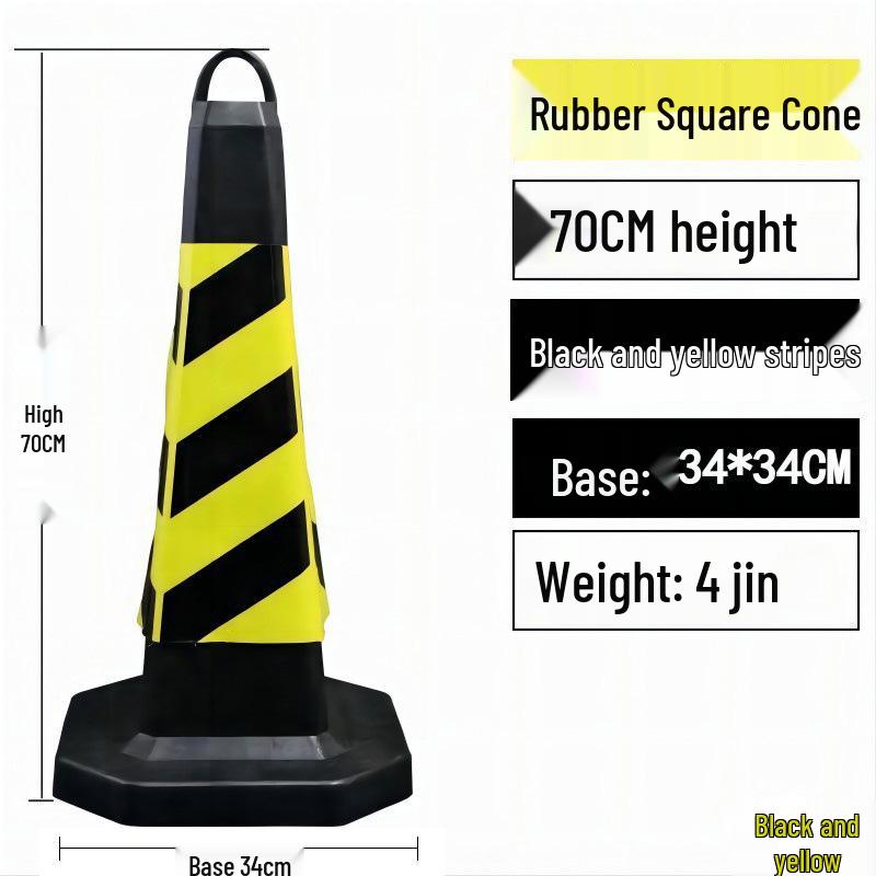 Reflective Traffic Safety Cone for High-speed Construction Sites