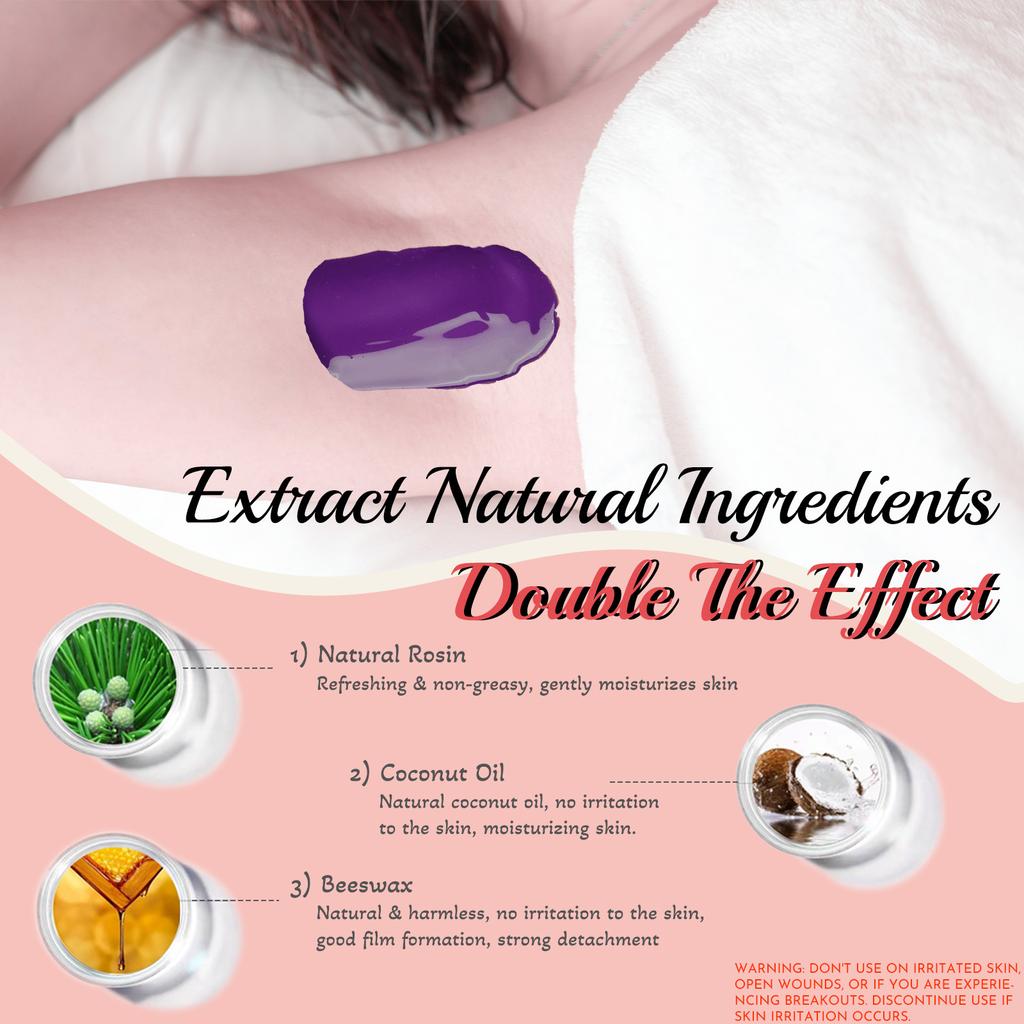 Wuwuvista 27-teiliges Haarentfernungsset – Hypoallergenes Wachsset mit Wachsperlen und Wachsmaschine für brasilianische/Gesicht/Körper/empfindliche Haut