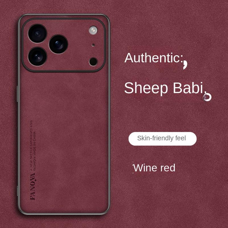 

Plain Leather Comfortable Suede Case For iPhone 17 Pro Max 17 Air 16e 16 Pro 15 + 14 13 12 11 XS XR 7 8 Protect Cover Fundas iPhone 13 Pro