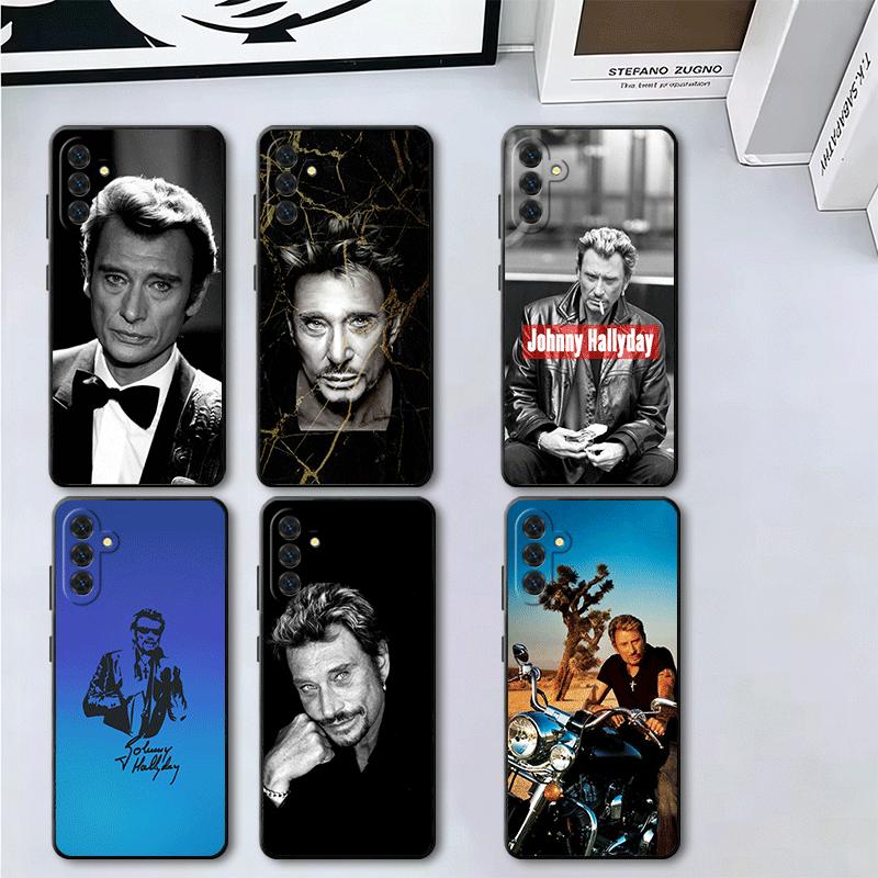 Johnny Hallyday Music Soft Phone Case for Samsung A17 A37 A57 A16 A26 A36 A56 A15 A25 A35 A55 A14 A24 A34 A54 A13 A23 A33 A53 A5