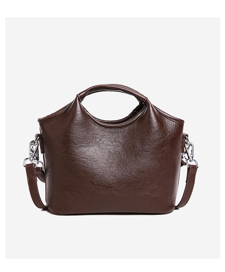 

2025 Women s Minimalist Retro Bucket Bag: Shoulder, Handheld, Casual, Commute Crossbody коричневий