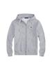 Men's Embroidered Polo Horse Zipper Hoodie - Spring/Autumn Solid Color Plus Size Cardigan
