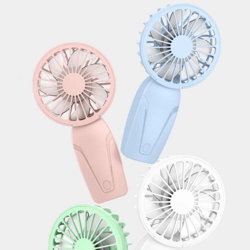 Handheld Fan Portable Fan Rechargeable Small Pocket Fan with 3 Speed USB Fan for Office Outdoor Indoor Pocket Fan