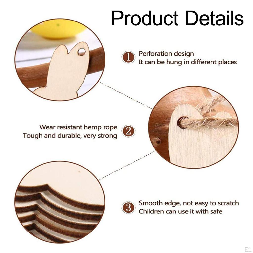 30 Pieces Wood Maple Leaves Cutouts Christmas Tree Ornaments Pendants Tags Unfinished Wooden