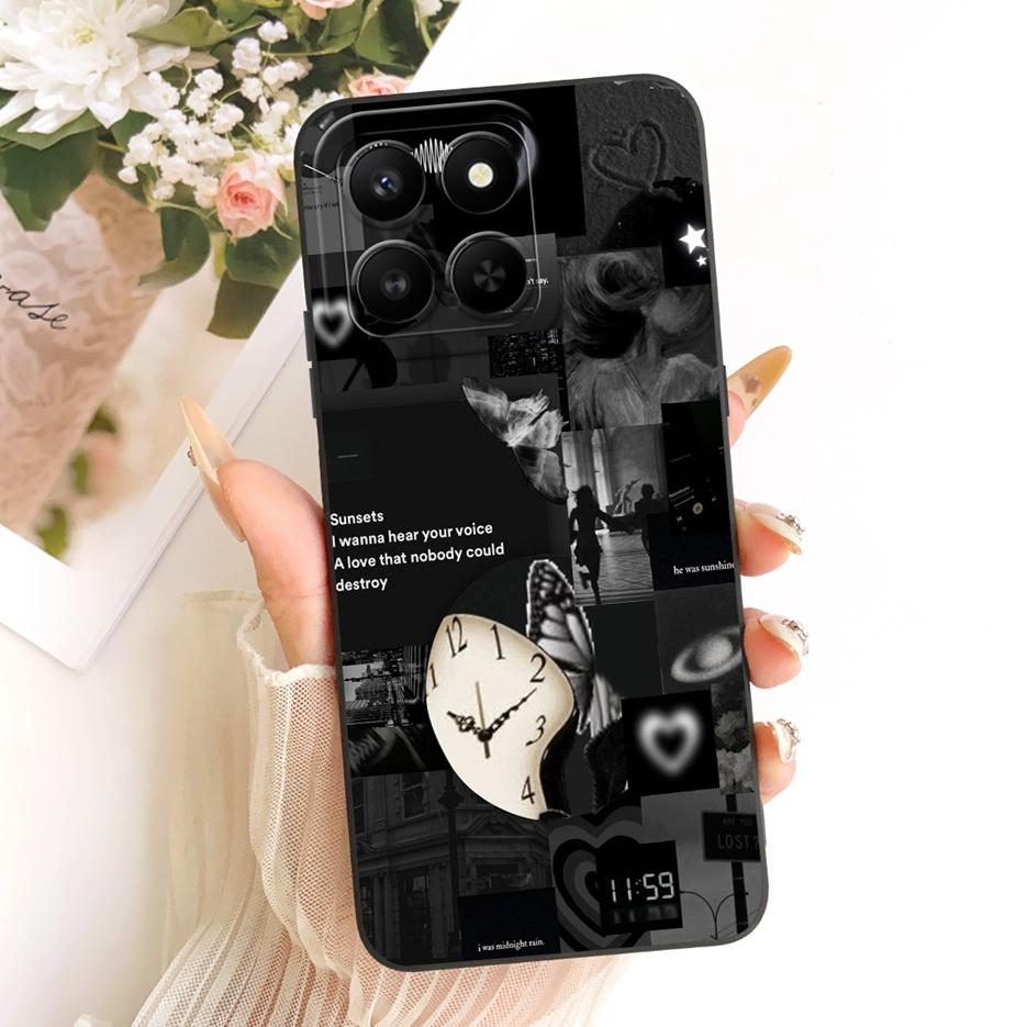 Etui For Honor 400 Smart 5G LGN-NX1 Urocze Śmieszne Kreskówkowe Pokrowiec Odporne na Wstrząsy Etui na Telefon Dla Honor X7d 4G HonorX7d 5G Miękkie Pokrowce Torby