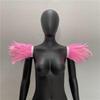 Gothic Halloween Masquerade Feather Shawl Costume Accessory
