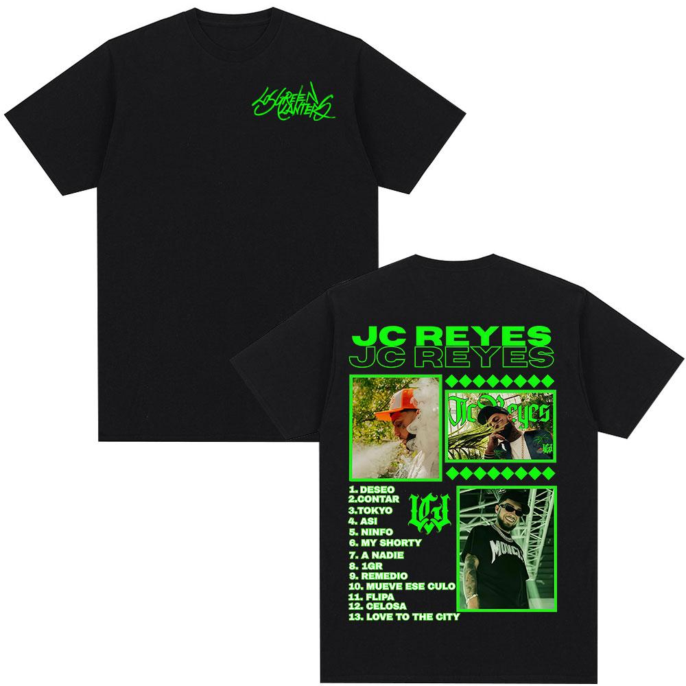 Rapper Jc Reyes Album Tour 2025 Graphic T Shirts Unisexs Women Hip Hop Fashion Tshirts Cotton Casual Oversized Tshirt Streetwear