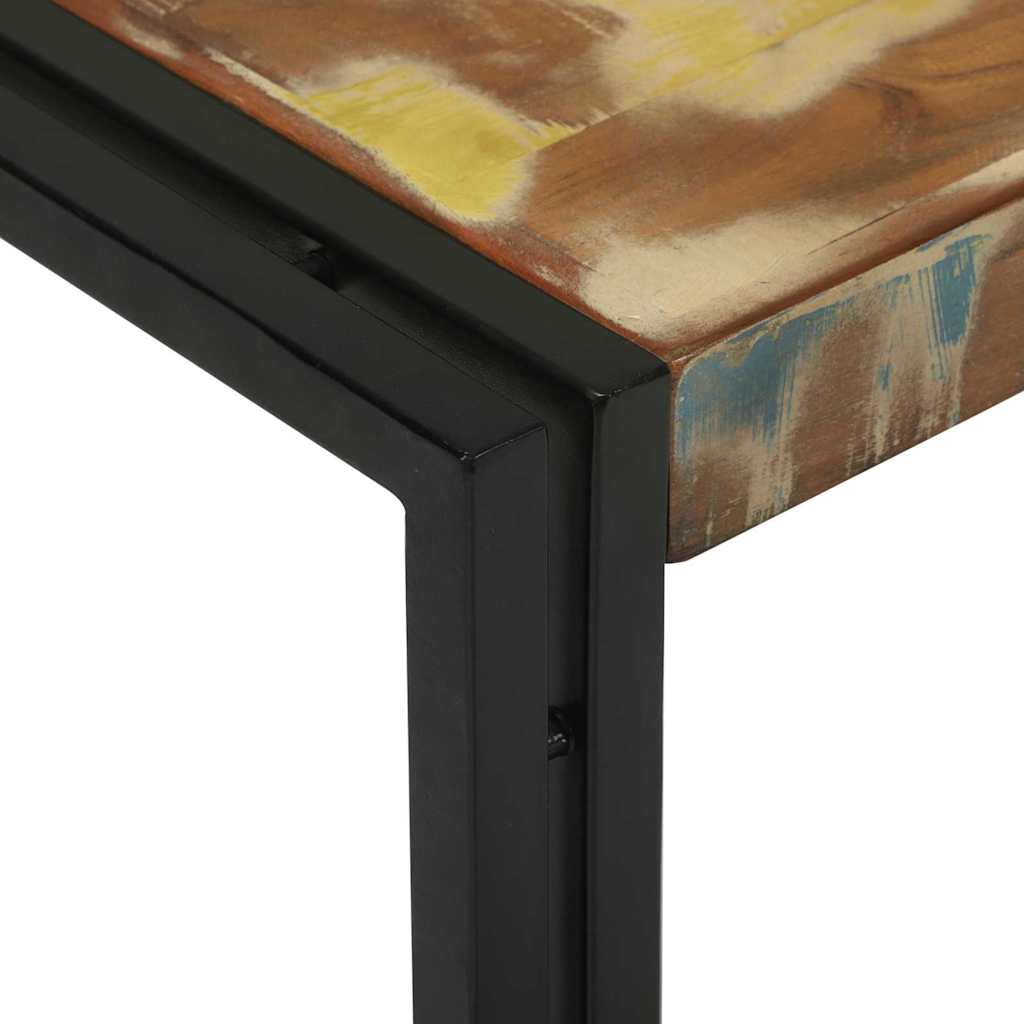 Coffee Table Set 2 Pcs Multicolored Solid Upcycled Wood