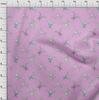 oneOone Cotton Poplin Dusty Purple Fabric Ocean Turtles With Dot Dress Material Fabric Print Fabric By The Yard 42 Inch