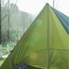 3x6m Awning Waterproof Tarp Tent Shade with Pole Folding Camping Canopy Ultralight Beach Sun